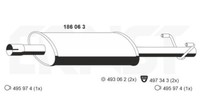 Ernst 186063 MittelschalldäMpfer FüR VW