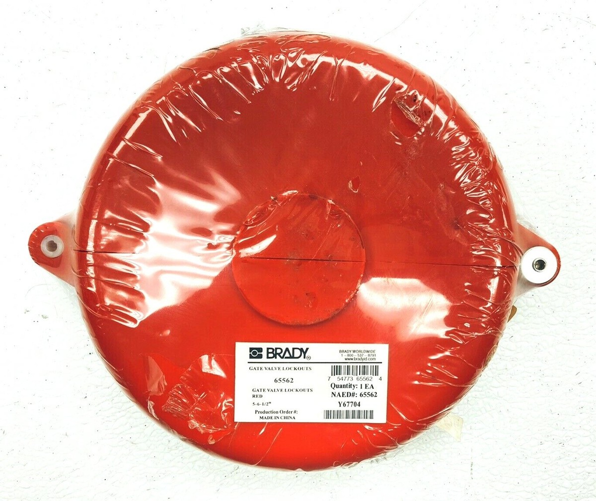 灰原哀 SRCP ID 0261 43-MY1217-01C NEW BRADY 65562 GATE VALVE LOCKOUT RED 5