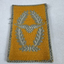 WWII GERMAN COLLAR YELLOW UNIFORM TAB