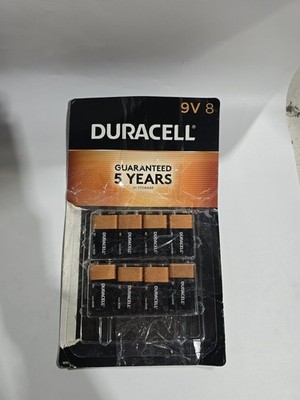 Duracell 9V Alkaline Batteries - 8 Pack, damaged box 41333663838| eBay
