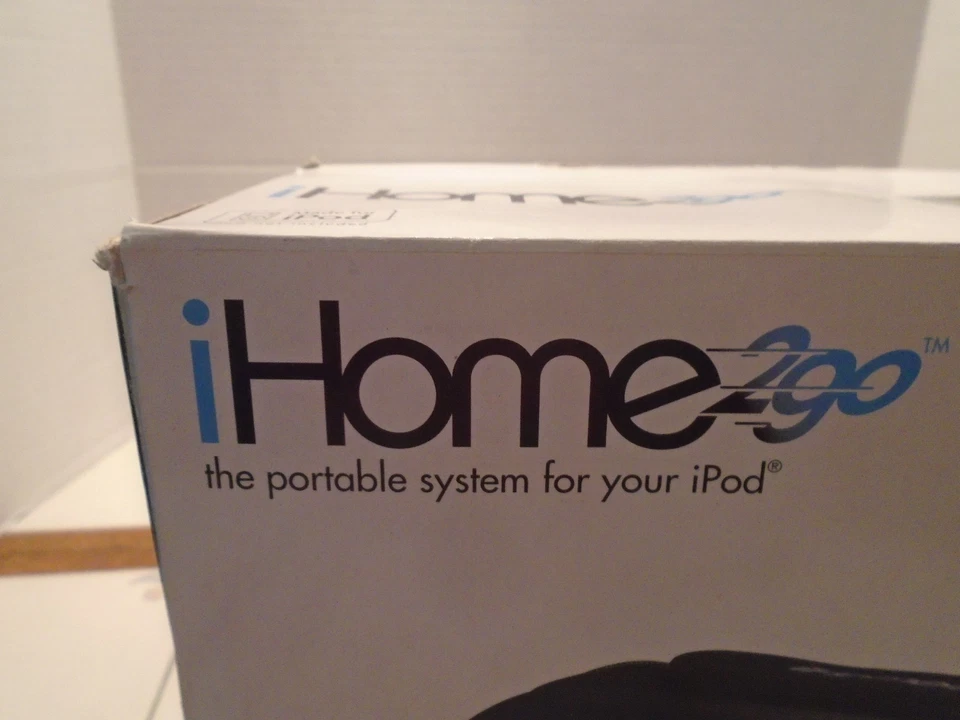 iHome2Go Speaker iPod Portable Sound System Model iH19b Black NIB - Image 2 of 4