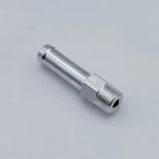 All Aluminum 1/8"NPT Overflow Nipple Fitting Barb Radiator Universal Under Cap