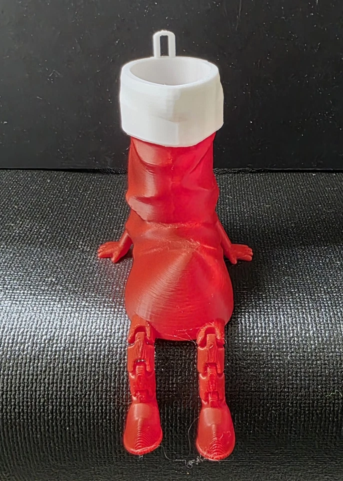 Christmas Mini Figures Tree, Stocking, Gingerbread, Wreath, Santa Hat 3D Printed - Image 3 of 4