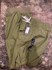 Tommy Hilfiger Men's Elastic Waist Pull-on Drawstring Solid Twill Jogger Pants