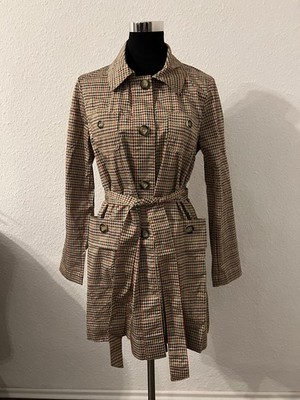 Cabi Counsel Coat Jacke Houndstooth Hahnentritt Blazer Trenchcoat Style
