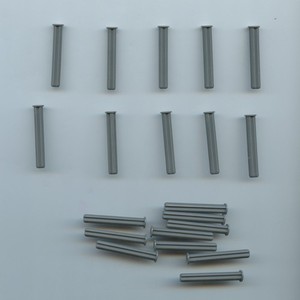 50x LEGO Dark Bluish Gray Technic Axle 4 With Stop Part #87083