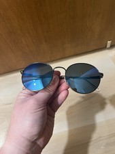 Suncloud Bridge City Sunglasses, Gunmetal Frame, Polarized Blue Mirror Lens New