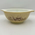 Vintage PYREX #442 1.5L Forest Fancies Mushroom Cinderella Nesting Mixing Bowl