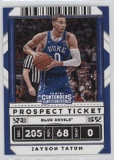 2020 Panini Contenders Draft Picks Variation Prospect Ticket Jayson Tatum 14dq