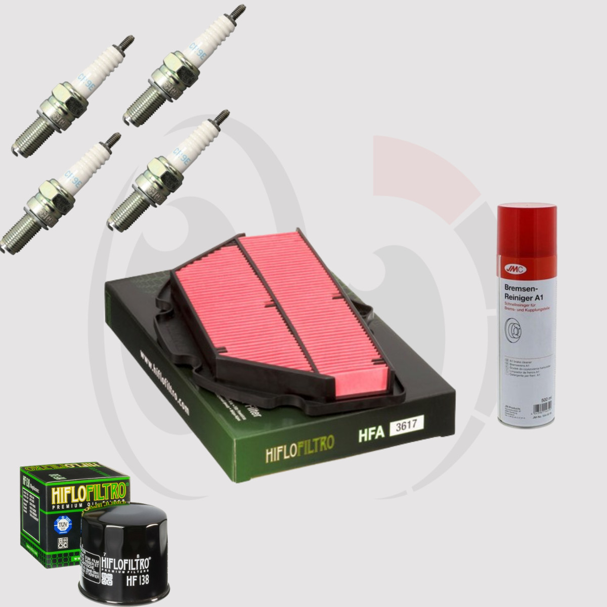Kit entretien Suzuki GSX-R 750 2006 2007 sans huile bougies et filtres moto