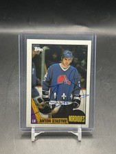 1987/88 Topps #185 Anton Stastny Nordiques Signed In Person Autograph