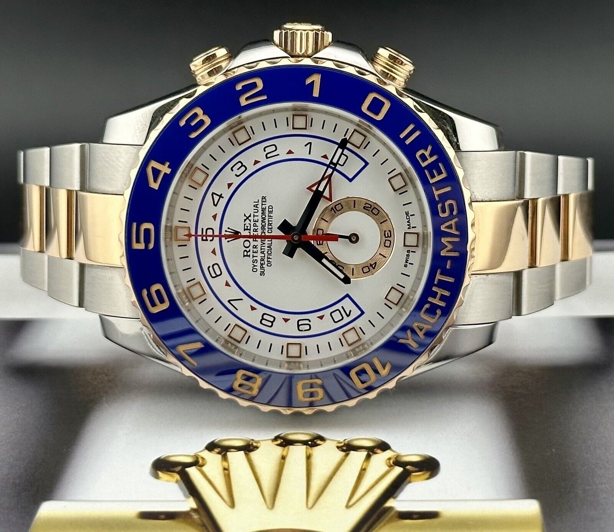 Rolex Yacht-Master II 44 mm Oyster Perpetual acier céramique or rose 18  carats