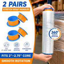 4PCS Stretch Wrap Handle Manual Film Dispenser Fits 2"-2.75" Core Packing Moving