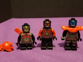 LEGO Ninjago Minifigure Lot Stone Army Warrior PARTS Red Yellow Blue *Read Desc*
