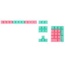 42 Key PBT Keycap Set Mechanical Numeric Keypads for Keyboard Green Pink