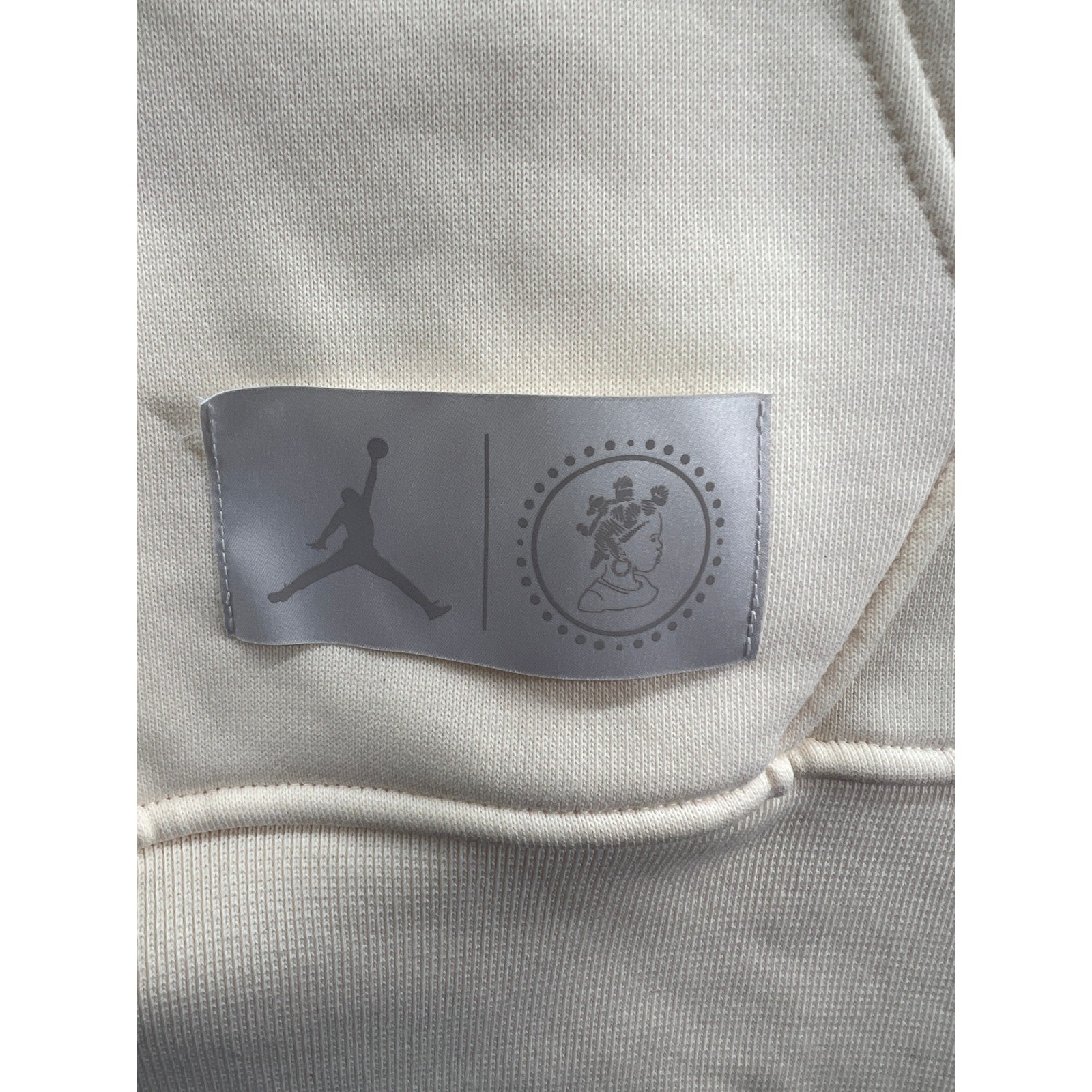 Jordan x Bephies Beauty Supply Pullover Women's Sz S Hoodie White DR1895-110 image 3