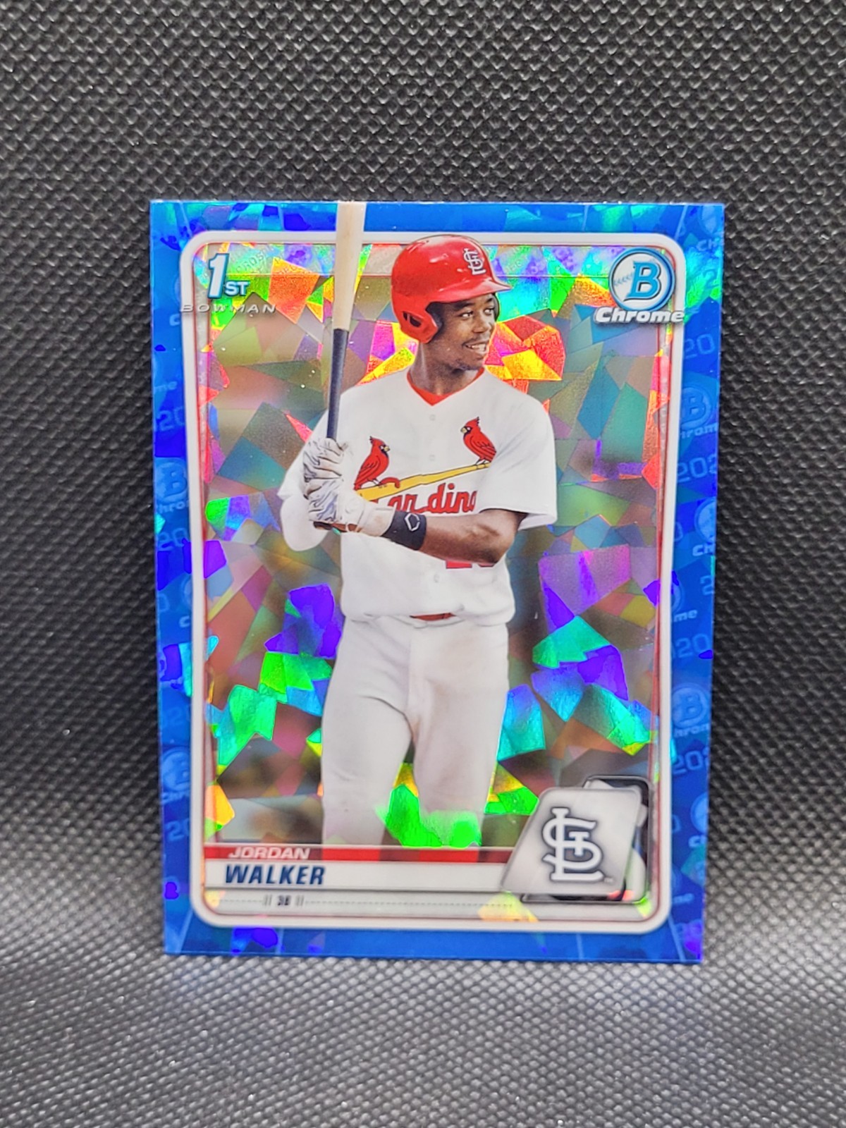 2020 Bowman Chrome Draft JORDAN WALKER sapphire refractor RC - 1st - Cardinals
