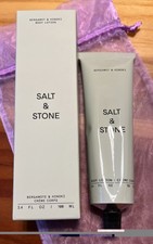 Salt Stone Body Lotion Women Men Bergamot Hinoki 3.4 fl oz/100ml NIB