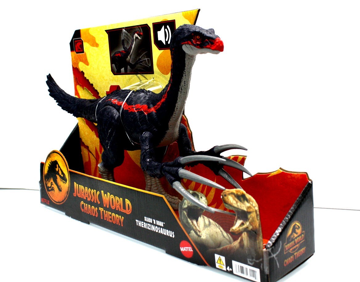 Jurassic World Chaos Theory Slash 'n Roar THERIZINOSAURUS Dinosaur