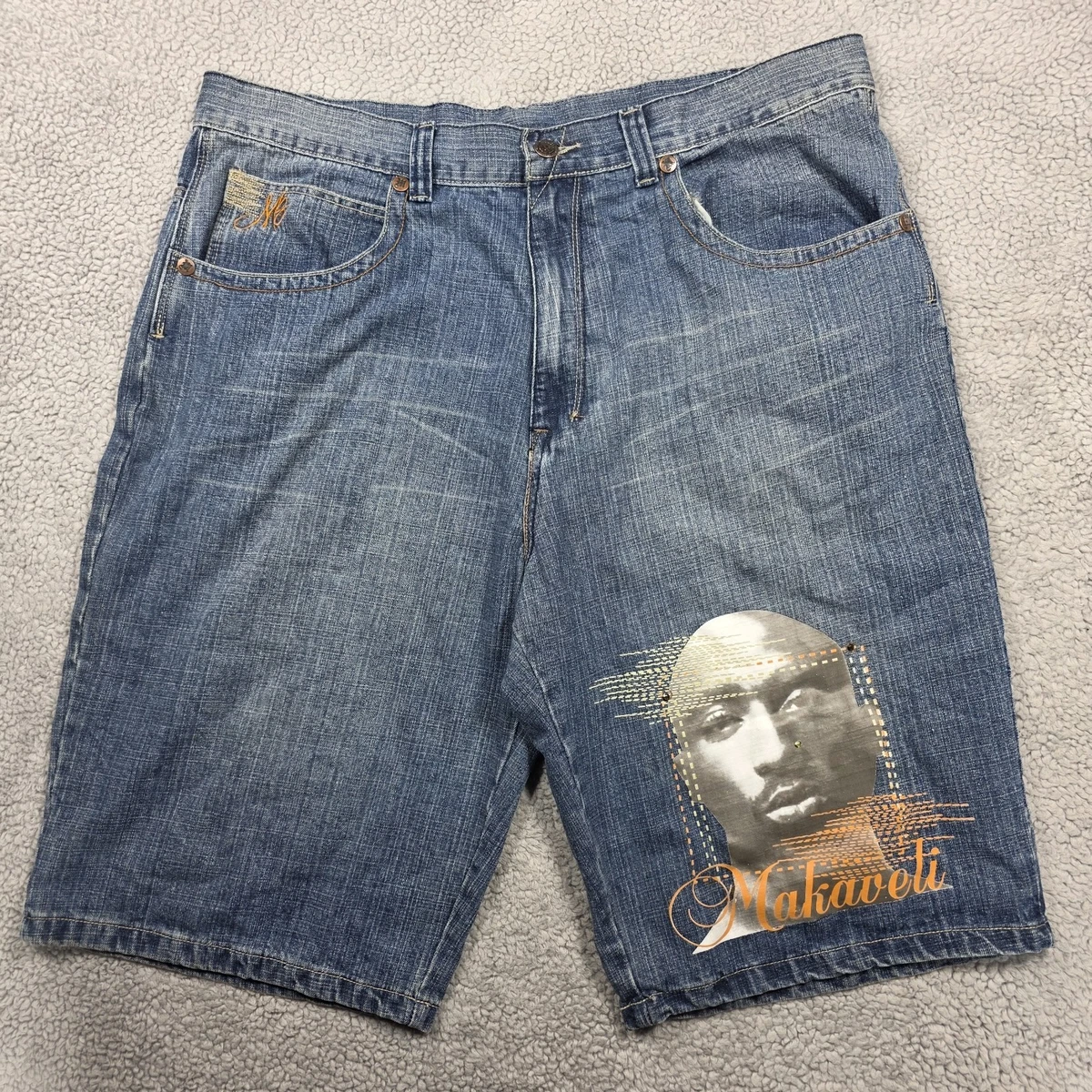 Makaveli Denim Shorts for Men for sale - eBay