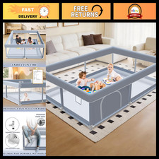 65x50 Inch Baby Playpen for Toddlers, Indoor/Outdoor Playard, Soft Mesh Fence