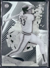 Jose Canseco 2014 Topps High Tek black and white diffractor SSP /15 Athletics
