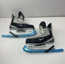 Vintage Nike Flexlite 2 Ice Hockey Skates Black/Grey Adults Size UK 6.5 US8 Rare