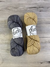 Plucky Knitter Snug Yarn Lot 2 Skein In A Jif Time Change Merino Cashmere Alpaca