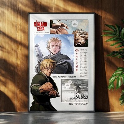 HOT Vinland Saga Anime Poster Anime Poster Thorfinn Anime Manga Poster