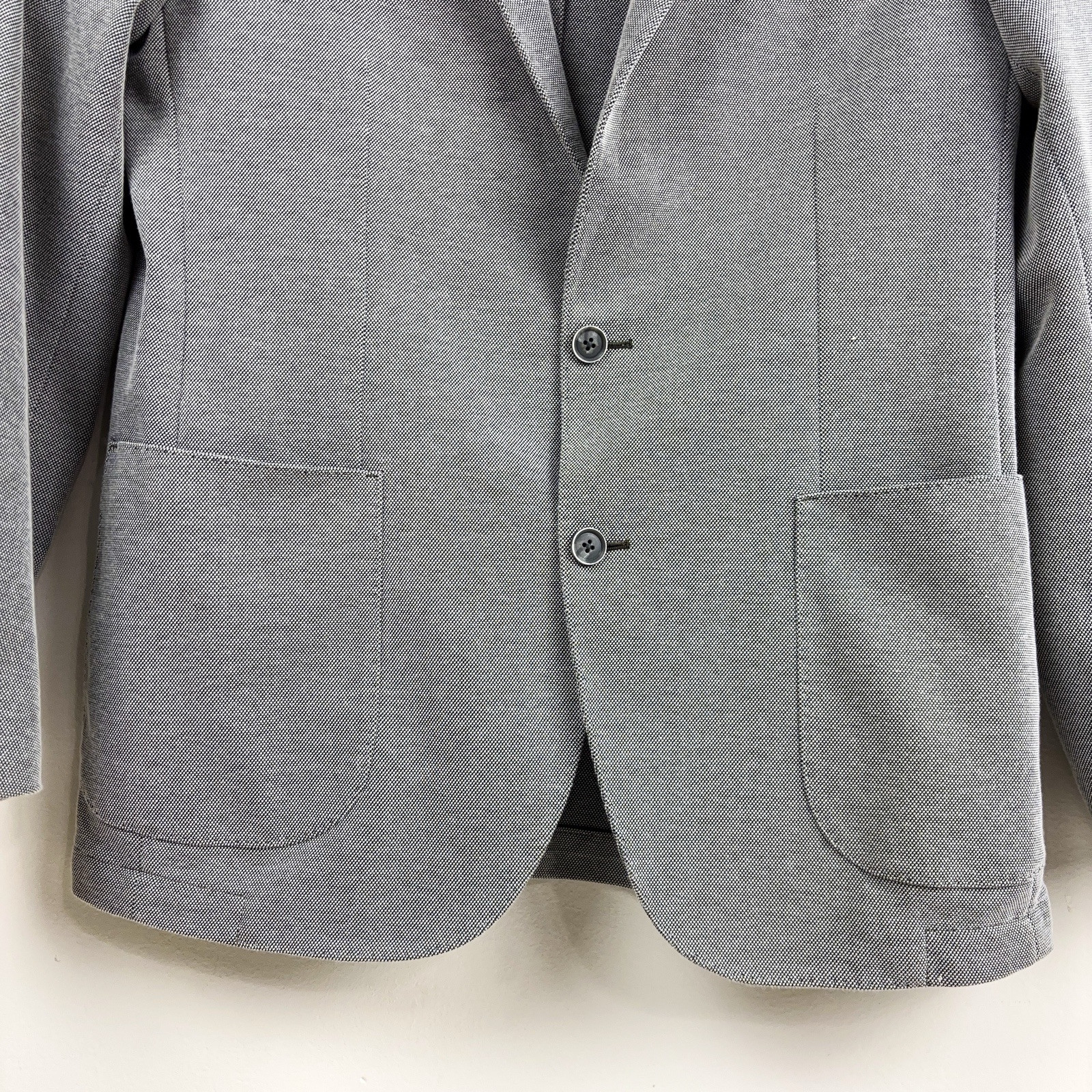 FILA THE SAVILE ROW COMPANY London Gantona Giacca Blazer Uomo 42 L Seersucker Grigio
