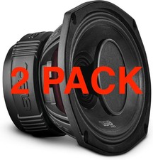 2 PACK DS18 PRO-HY69.4B 6x9" Hybrid Midrange Speaker 500W 4-Ohm w/Driver Horn