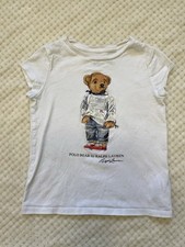 Polo bear Cotton Jersey Tee Ralph Lauren Size 5
