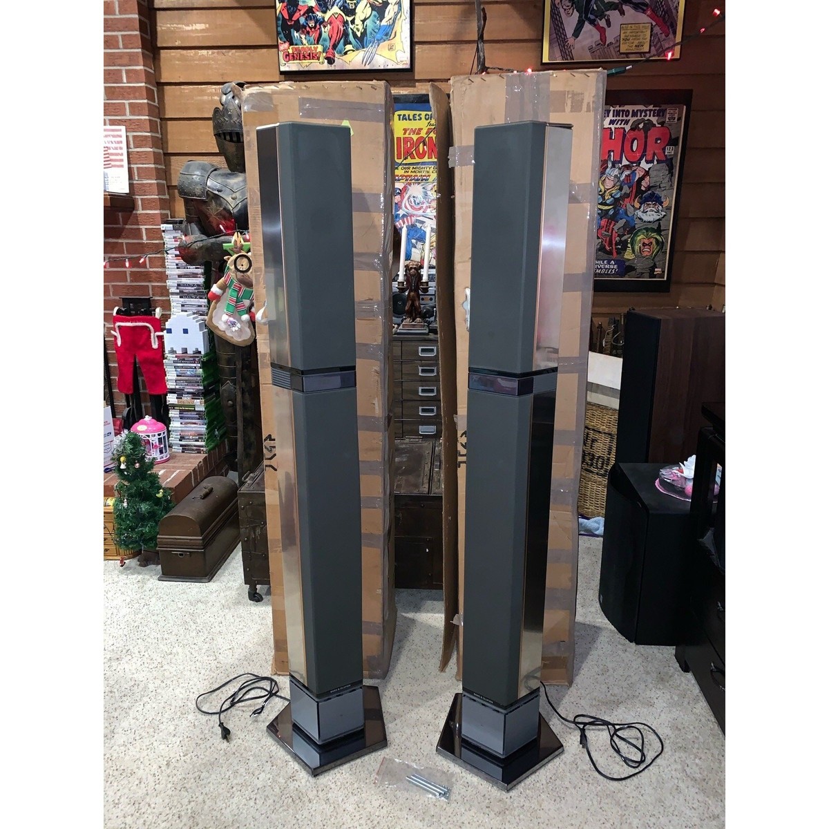 nice Bang And Olufsen Type 6603 Floor Twin penta Speakers Original