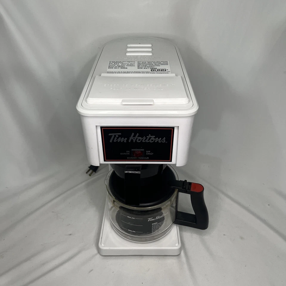 BUNN Tim Hortons Coffee Maker White GR10-W Tested & Working - Image 2 of 4