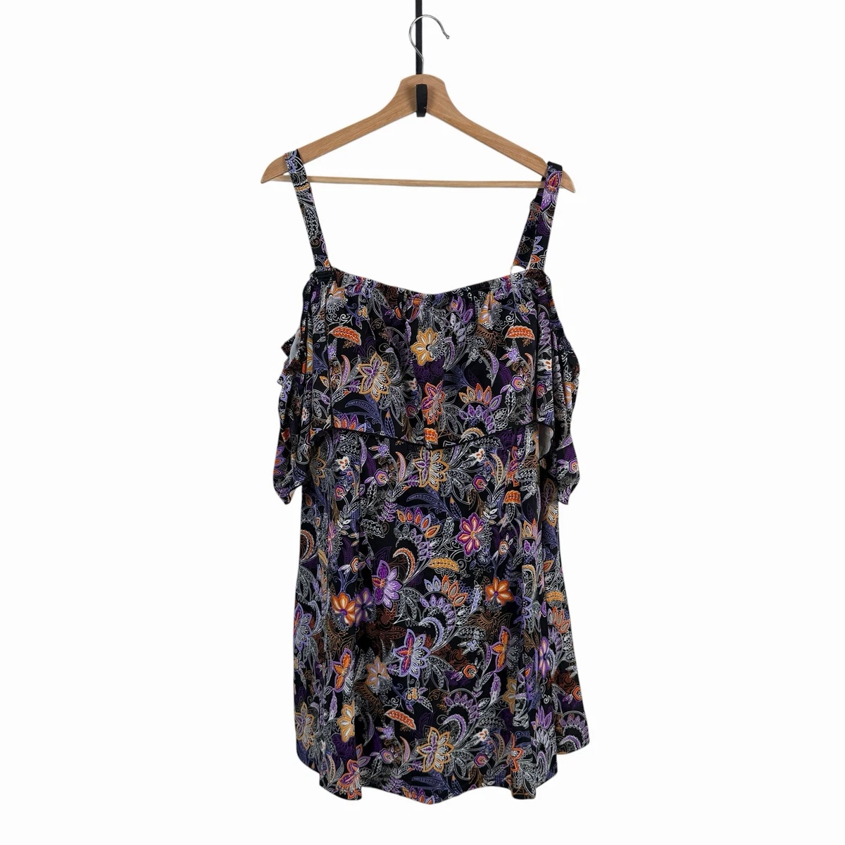 fit 4 u swim dress NWT Fit 4 U V-Neck Babydoll Flyaway Swim Dress. A350543 6 – Biggybargains
