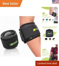 Black Tennis Elbow Brace: Arm Band for Tennis Elbow, Golfer Elbow and Forearm...