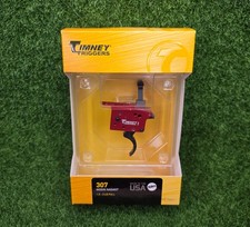 Timney Triggers Mosin Nagant Curved Trigger, 1.5-3lb Pull, Steel, Red - 307