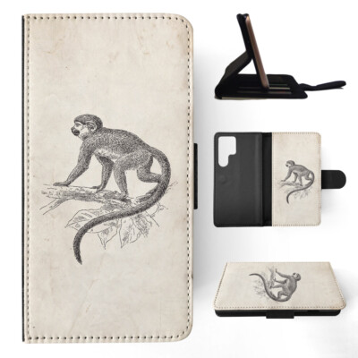 FLIP CASE FOR SAMSUNG GALAXY|SQUIRREL-MONKEY