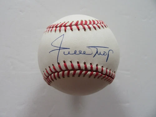 Willie Mays Signed Official National League William White Baseball MINT JSA LOA