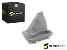 Schaltsack Schaltmanschette Leder Grau FÜR BMW 3er E46 ORIGINAL S-P