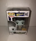 Funko POP! Movies MONSTERS~Bride of Frankenstein #113~Exclusive GITD w/Protector