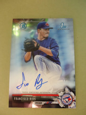Francisco Rios - 2017 Bowman Chrome Autographed Baseball card #CPA-FR - Toronto