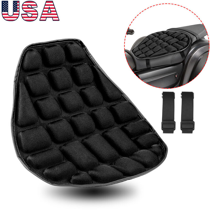 Motorcycle Comfort Seat Cover Gel Seat Cushion Universal Pressure