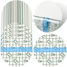 50 Pcs Transparent Stretch Tattoo Aftercare Bandage Waterproof Adhesive Cover