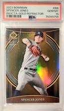 2023 Bowman Spencer Jones  R/C #B16 Invicta-Gold Refractor #03/50 PSA 10