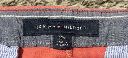 Tommy Hilfiger Hampton Chino Pants Women's 20W Stretch Slim Pink Salmon NWT - Picture 15 of 19