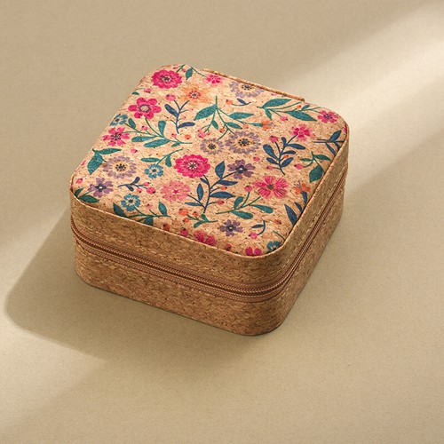 Portable Travel Jewellery Box Organizer Leather Ornaments Jewellry Case Storage - Picture 6 of 6