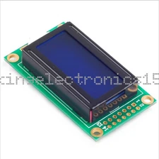 0802 Blue LCD 8x2 Character LCD Display Module 5V LCM For Arduino Raspberry pi