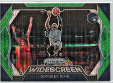 2020 Panini Prizm WNBA Widescreen Prizms Green Pulsar Odyssey Sims #7 15/25 LYNX