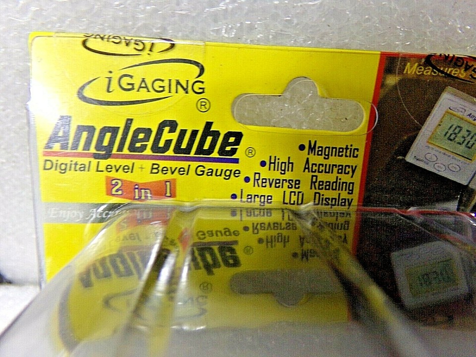 Angle Cube Digital Guage Angle & Level Sensor Bevel Electronic iGaging ...